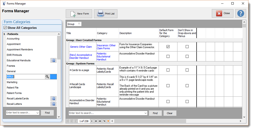 FormManager