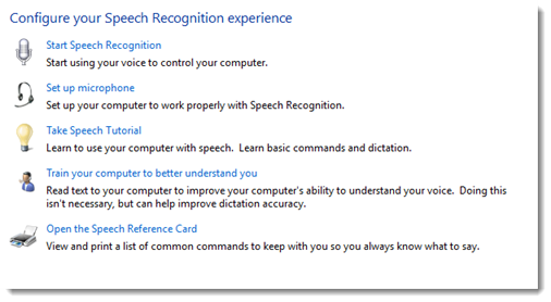 Windows Speech Recognitionn 2