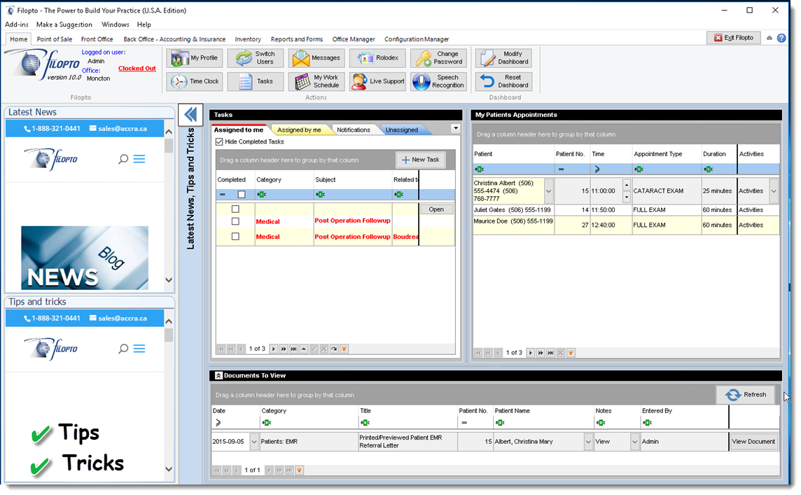 FiloptoScreenOverview