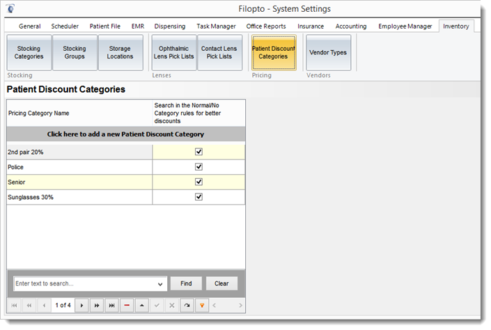 patientdiscountcategorysetting