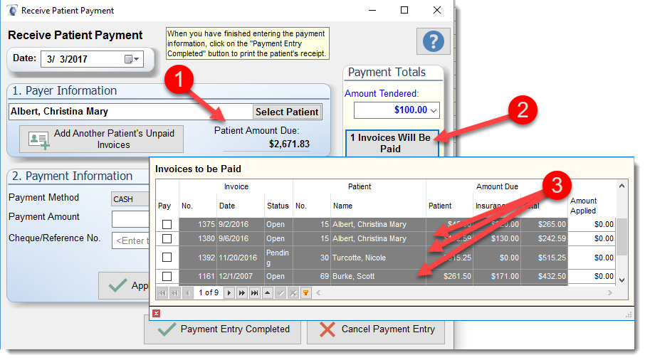 PaymentFamillyInvoices
