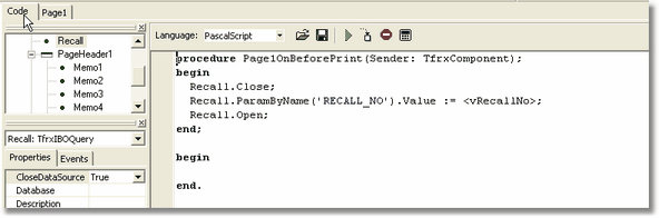 recallcodepage