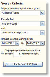 recallselect