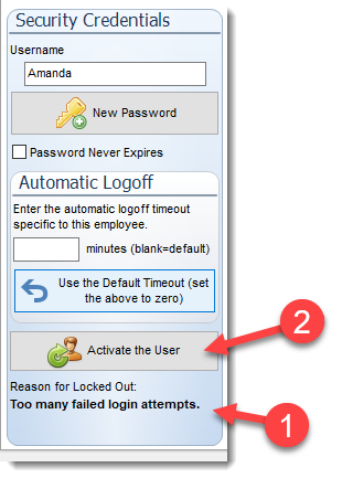 Userlockout